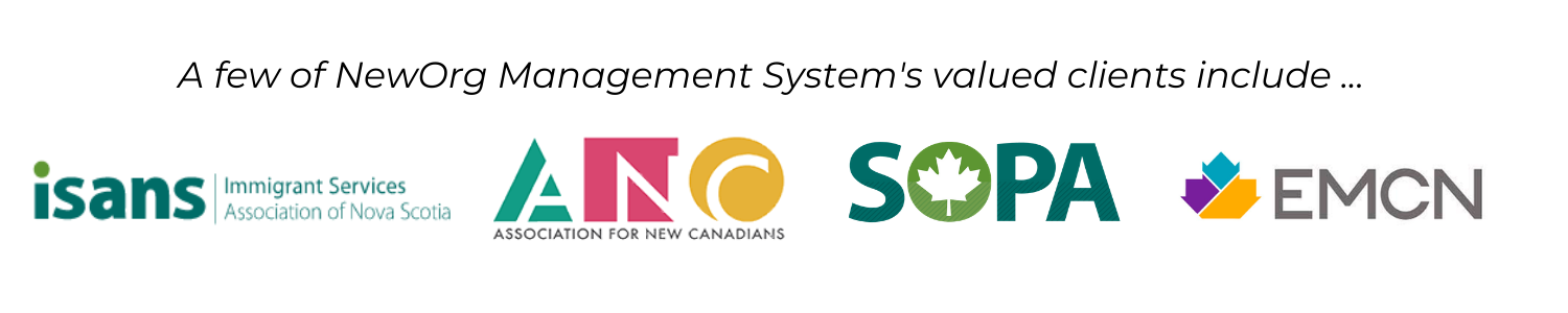 Logos of Some NewOrg Canadian Partners